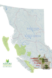 The Southern Interior program's priority natural areas.