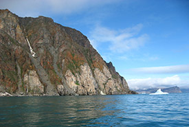 Cliffs of Cape Graham Moore, Bylot Island, NU (Photo by Christie MacDonald/NCC staff)