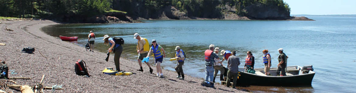 Pendleton Island beach clean up in NB (Photo by NCC)