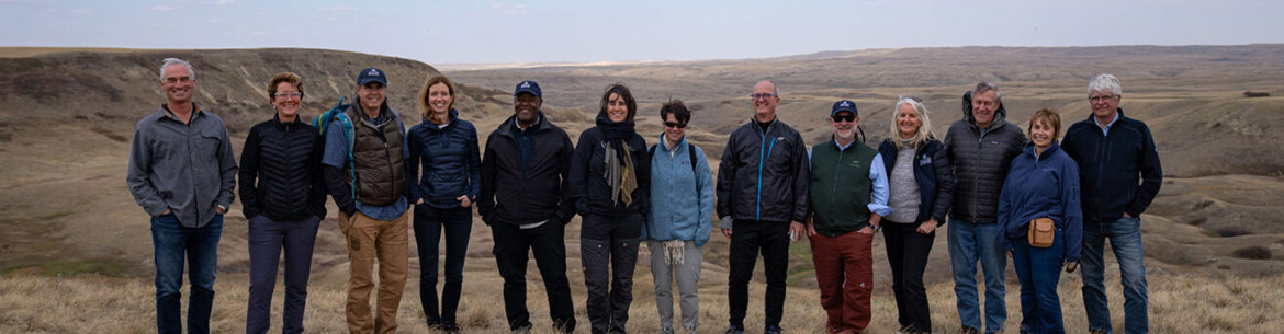 NCC Board at the McIntyre Ranch, AB. (Photo by Leta Pezderic/NCC staff)
