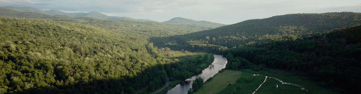 Green Mountains Nature Reserve, southern flank of the Sutton Mountains, QC (Photo by La Halte Studio)