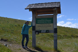 Waterton Springs interpretive trail (Photo by NCC)