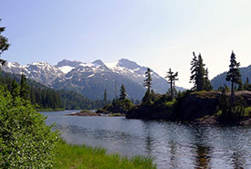 Bedwell Lake, Strathcona Provincial Park, BC (Photo by Lukas Saville)