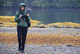 Capturing the sights and sounds of the Gullchucks Estuary (Photo by NCC)