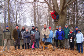 HVHTA hike at Humber Valley (Photo by Bill Wilson)