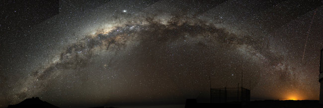 The Milky Way (Photo by Bruno Gilli, European Southern Observatory, Wikimedia Commons)