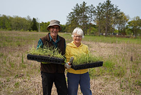 Plugs for the Prairies CV event at Hazel Bird Nature Reserve, 2019 (Photo by Chelsea Marcantonio)