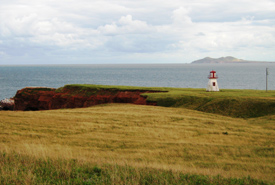 NCC has protected lans at the Magdalen Islands in the St. Lawrence River. No Old Moss Back sightings yet! (Photo by Andie Cloutier) 