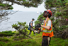 Gaff Point trailblazers event (Photo by Andrew Herygers/NCC staff)