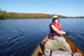 Paddling in Algonquin, ON (Photo by D Beevis)