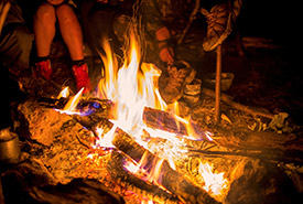 For many, a campfire is a beloved tradition. (Photo by Scouts Canada)
