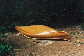 Our cedar-strip canoe (Photo by CBT/NCC)