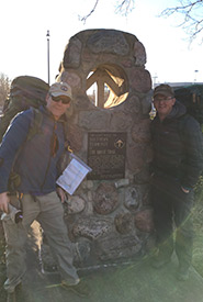 At the southern terminus of the Bruce Trail (Photo by Uncle Garth)