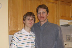 My dad and me when I was 14 (Photo courtesy of Logan Salm/NCC intern)