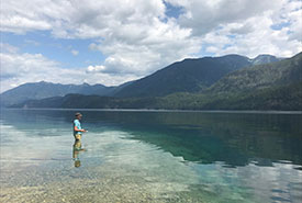 Fishing in the lake (Photo by Natasha Overduin)