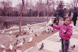 Me as a child in China (Photo courtesy of Hai Lin Wang) 