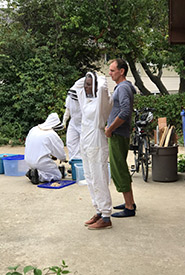 My family has kept honeybees on our out-of-town property on and off since I was a baby. (Photo courtesy of Maia Herriot/NCC staff) 