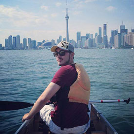 Paddling in Lake Ontario (Photo by Michael Paskewitz)