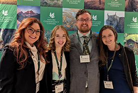 Several members of NCC's youth delegation at COP15 (Photo by NCC)