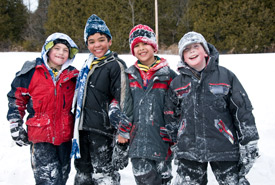 Winter camping can be great fun as long as you follow the Scout motto: Be prepared. (Photo by Scouts Canada)