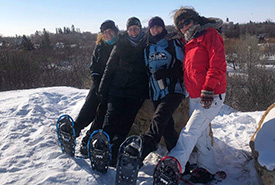 The best part for me was connecting with new people in my community, experiencing nature and being outside in winter. (Photo courtesy of Julie Sveinson Pelc/NCC staff)  