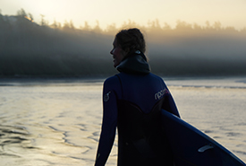 Winter is one of the best times of the year to surf on the West Coast (Photo by NCC) 