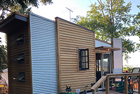 This year, my family tested our bond and squeezed into a “tiny house” for the long weekend. (Photo by Maia Herriot)