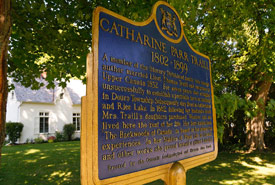 A view of the former home of Canadian author Catharine Parr Traill taken on Friday, September 19, 2014 on Smith Rd. in Lakefield. (Photo by Clifford Skarstedt/Peterborough Examiner/QMI Agency)