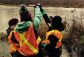 My work will contribute to understanding how wetlands affect the global climate. (Photo by Amanda Loder) 