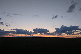 Sunrise at Wideview, SK (Photo by NCC)