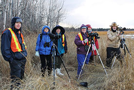 Birders at Baie Verte (Photo by NCC)
