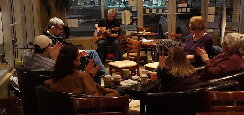 Blair Turner, Creekside Good Earth Coffeehouse (Photo by NCC)