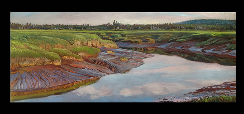 Musquash Marshes (Painting by Aleta Karstad)
