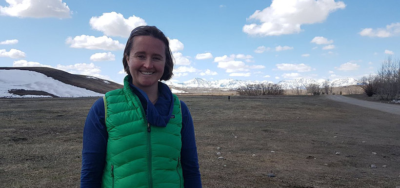 Julia Palmer, a third generation rancher on the Eastern Slopes (Photo by NCC)
