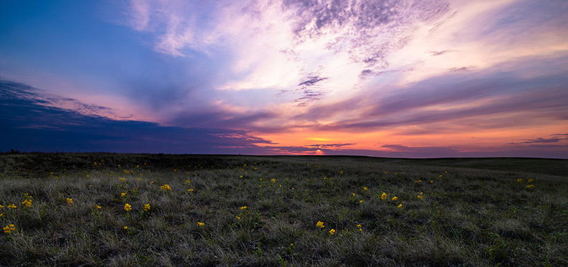 Sunset at OMB, SK (Photo by Cameron Wood/NCC staff)