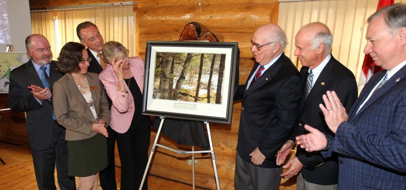 Cookville photo reveal, Chignecto Isthmus announcement, Moncton, NB (Photo by Mike Dembeck)