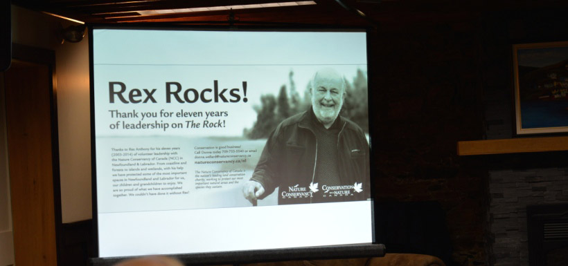 Van Horne announcement - honoring Rex Anthony, St. John's, NL (Photo by Anja Sajovic)