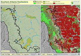 Southern Alberta headwaters (Map by NCC)