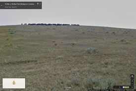 Aire de conservation des prairies patrimoniales de Old Man on His Back, Saskatchewan (Google Streetsview)