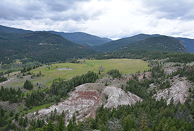 A high-ground view of Talking Mountain Ranch