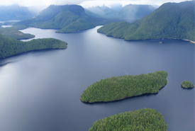 Islands along BC's central coast (Photo by NCC)