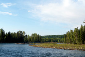 Panorama, vu du ranch de la rivière Flathead, Colombie-Britannique (photo de CNC)