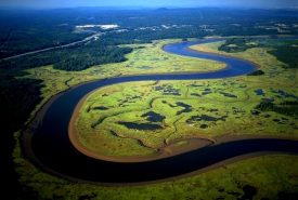 Rivière Musquash, N.-B. (Photo de Ron Garnett, Airscapes)