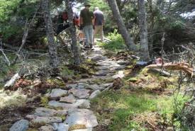 New pathway, Gaff Point, NS (Photo by NCC)