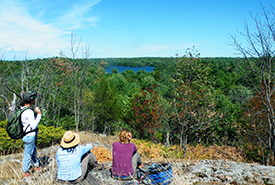 Overlooking Loughborough Lake Wilderness Area, Frontenac Arch, Ontario (Photo by NCC)