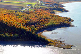 La pointe d'Argentenay, Île d'Orléans, QC (Photo de Claude Duchaîne)