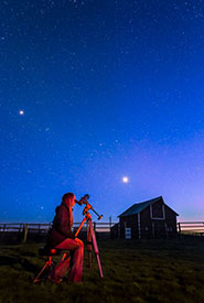 Night sky at Old Man on His Back Prairie and Heritage Conservation Area (Photo by Alan Dyer)