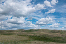 Taking in the view at Wideview, SK (Photo by Bill Armstrong)