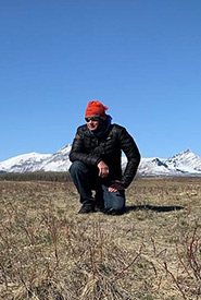 Brian Keating on The Yarrow (Photo courtesy of Brian Keating)