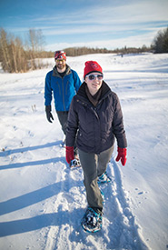 Visitors to Bunchberry Meadows are welcome to hike, cross-country ski, snowshoe and connect with nature, but NCC has also posted a set of guidelines to ensure the natural values of the property remain protected. (Photo by Brent Calver)